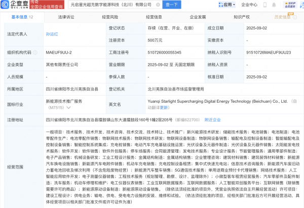 泸深在线 华体科技等成立超充数字能源科技公司，含AI业务